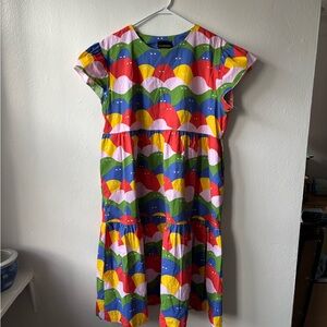 Nooworks Lumps Frida Multicolor Graphic Midi Dress